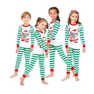 SHELRY Kids Size 6 Christmas PJ’s with Reindeer Antler Motif NWOT